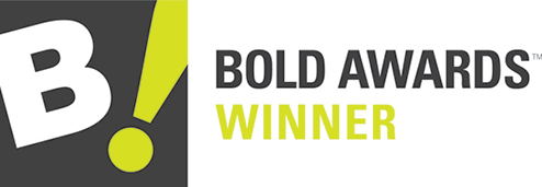 B! Bold Awards Winner Logo