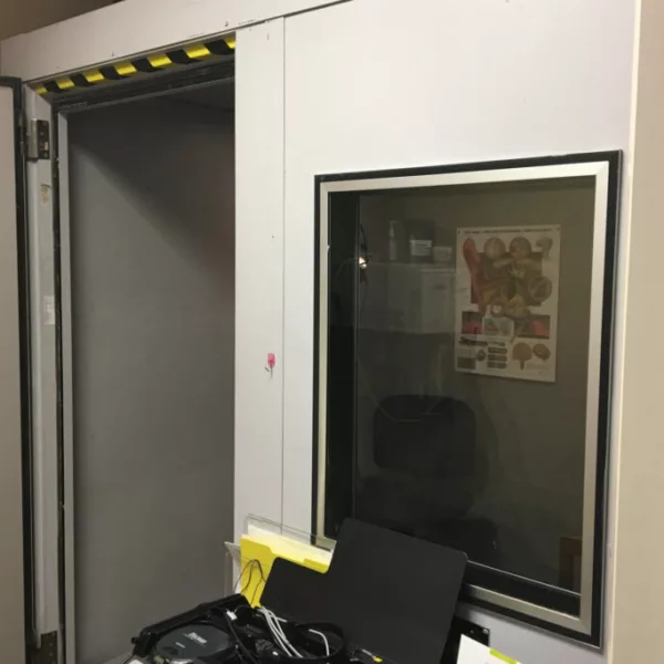 Hearing test booth