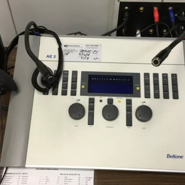 Hearing testing equipment