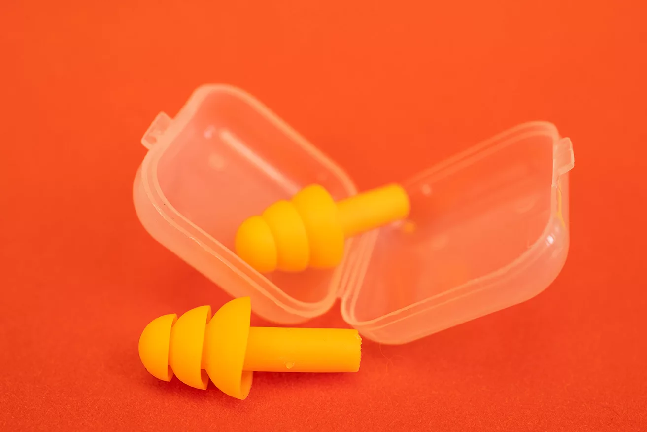 Orange Disposable Ear Plugs (80-Pack)